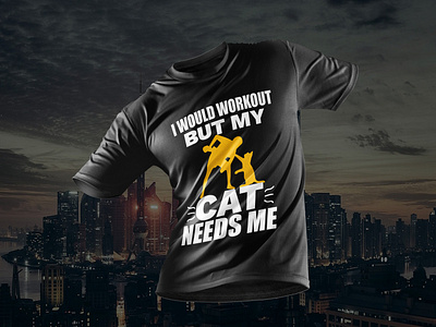 cat t shirt design