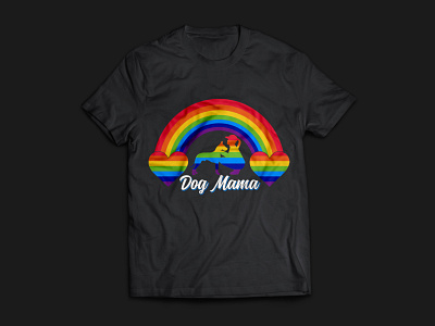 rainbow t shirt design