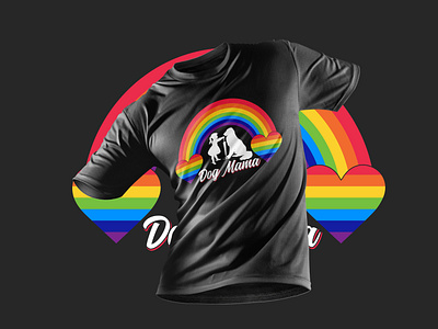 rainbow t shirt  design
