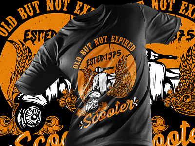 scooter t shirt design