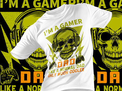 gamming t shirt design