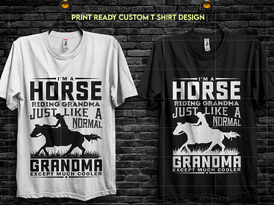 horse t shirt design