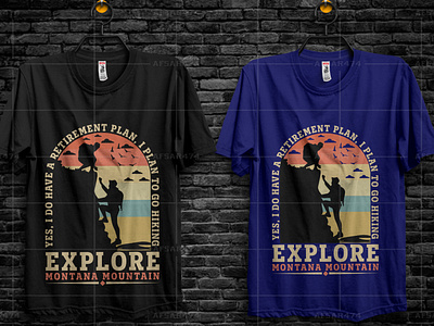 Best Hiking T Shirts designs, themes, templates and downloadable graphic  elements on Dribbble