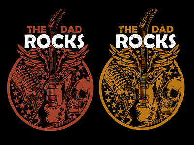 the dad rock t shirt