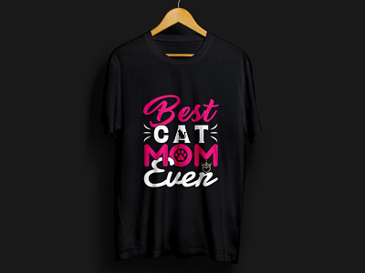 Cat t shirt design for mom