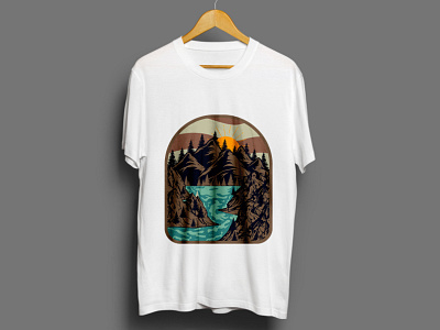 vintage mountain t shirt