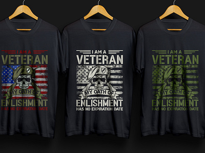 Veteran t shirt design bundle