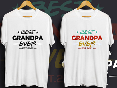 Grandpa day t shirt design