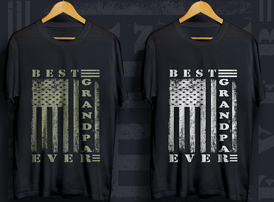 Best grandpa ever veteran t shirt design tops tees