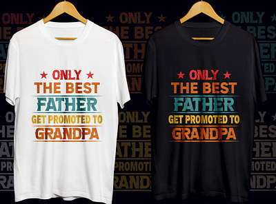 promoted to best grandpa ever. grandpa day t shirts