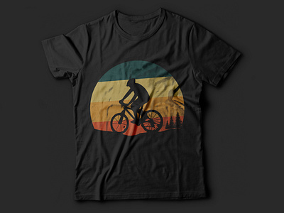 Vintage Cycling t shirt design.