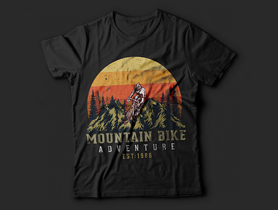 Mountain bike Adventure t shirt deisgn cycling t shirts