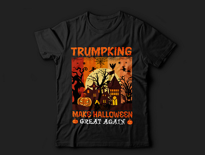 Trumpking make halloween great again trendy tee. tee