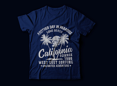 California beach t shirt design hawaii t shirt design tee