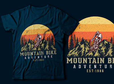 Mountain adventure t shirt summer