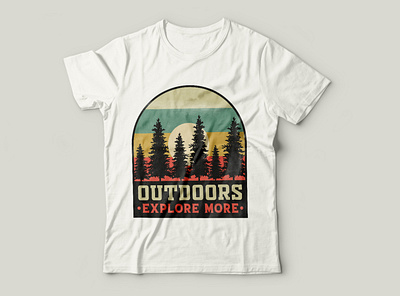 Outdoors t shirt design weekend