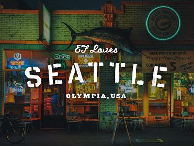 Seattle ef handmade typography