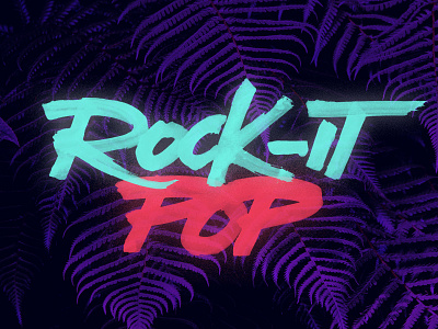 Rock-it Pop brush lettering