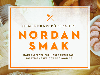 Nordansmak label typography