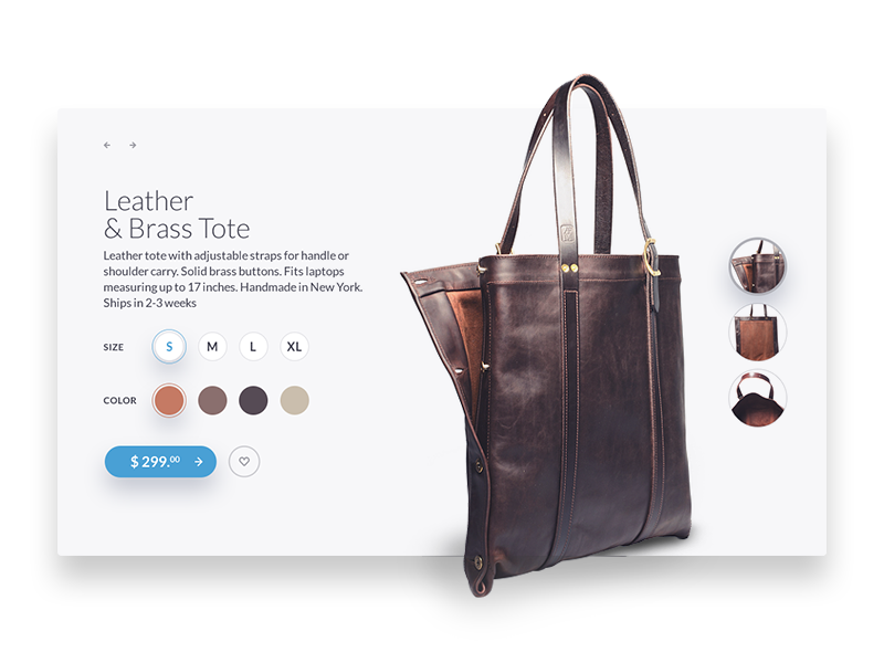 Kauf Web UI Kit - Preview description buy details product detail eshop shop ecommerce ux ui kit template website