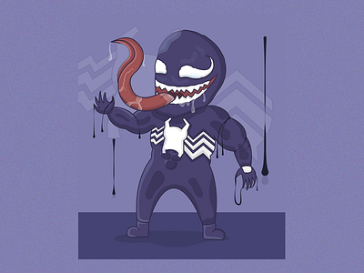 Cartoon Venom adobe illustrator art art work behance branding cartoon character graphic graphic design illustration illustrator inspiration logo stock vector vector art venom