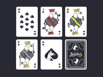 Lessonly Llama Deck of Playing Cards