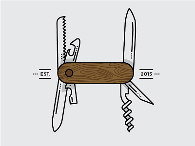 Swiss Army Knife T-shirt Design