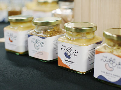 The Nuttie Co Packaging jars label label design label packaging nuts packaging peanut butter wrap