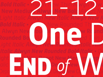 Moretype - End of World Sale end of world fonts moretype sale