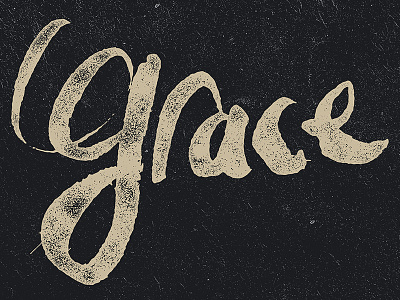 Grace - Holiday Typw brush christmas hand handlettering holiday stamp texture type typography