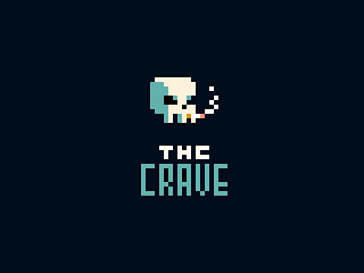 The Crave cigarette pixel pyxeledit skull smoke smoking