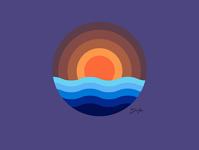 Beach Vibes design flat illustration illustrator minimal vector