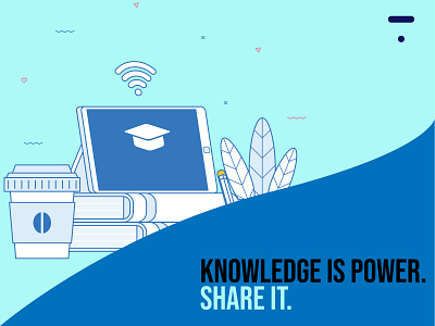 Knowledge Is Power design graphic graphic design illustration illustrator minimal