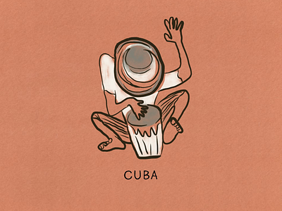 The Island Fever Series: Cuba branding design editorial design graphic design illustration island logo picture book procreate travel