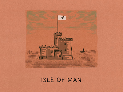 The Island Fever Series: Isle of Man procreate travel vector ui logo island graphic design branding picture book illustration editorial design design