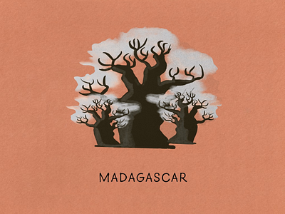 The Island Fever Series: Madagascar branding design editorial design graphic design illustration island logo picture book travel ui