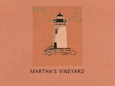 The Island Fever Series: Martha's Vineyard procreate travel ui logo island graphic design branding picture book illustration editorial design design