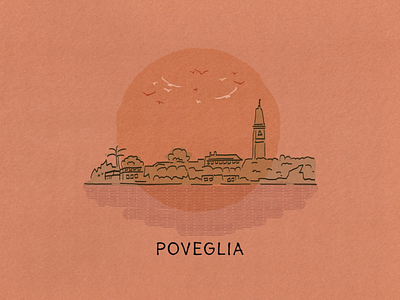 The Island Fever Series: Poveglia branding design editorial design graphic design illustration island logo picture book travel