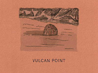 The Island Fever Series: Vulcan Point branding design editorial design graphic design illustration island logo picture book travel