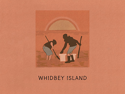 The Island Fever Series: Whidbey Island travel logo island graphic design branding illustration picture book editorial design design