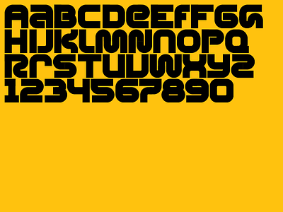 Alphabet 9 (Gomiti) font geometric type type design typography