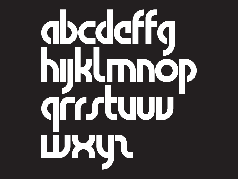 typography fonts alphabet