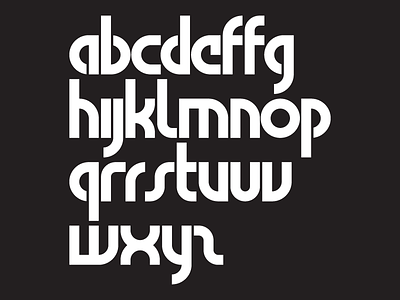 Alphabet 8 (Reisinger) font geometric quirky type design typography