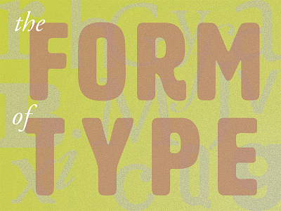 The Form of Type