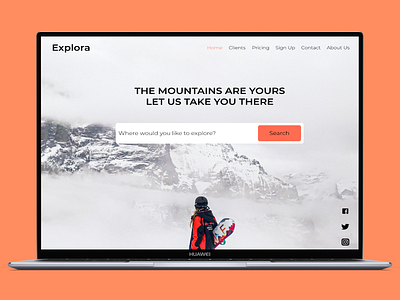 Landing Page daily 100 challenge dailyuichallenge design invision studio ui web website design