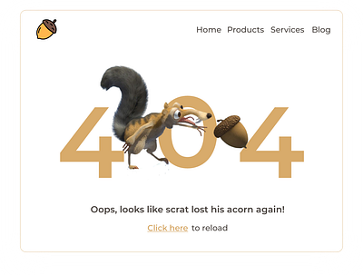 404 Page 404 404 error page daily 100 challenge dailyuichallenge design invision studio ui