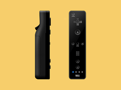 Wii Remote Render controller line drawing nintendo remote render wii wiimote