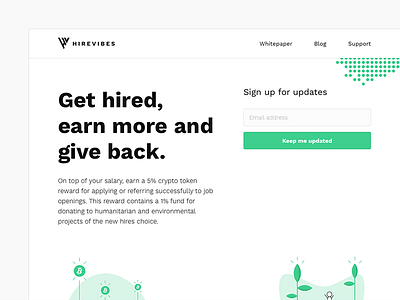 HireVibes — Landing Page Shipped