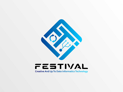 FTI Fest branding design flat logo logo design logodesign