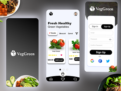 Grocery Ecommerce App branding